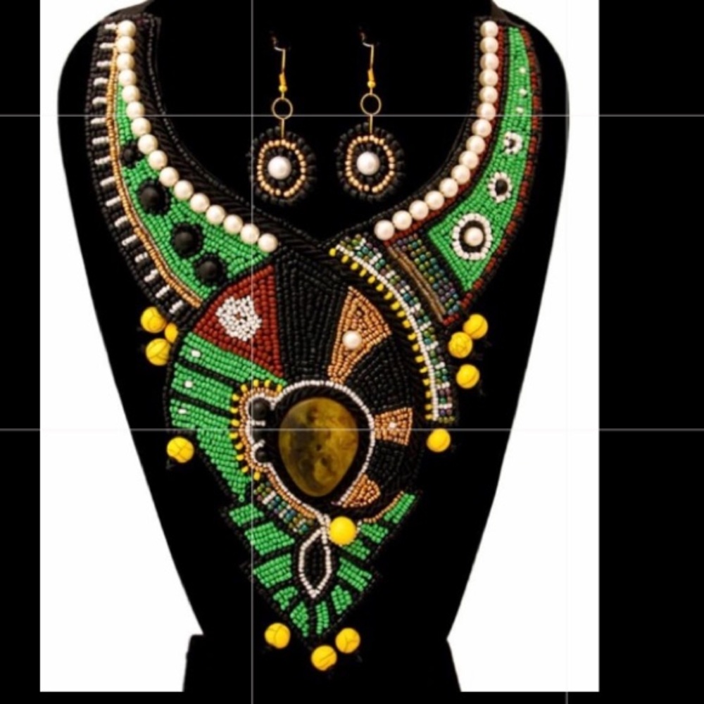 Statement Necklace, African Necklace